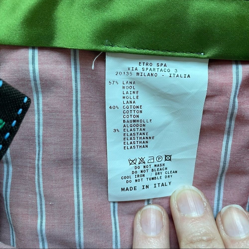 ETRO flat front pants - Picture 6 of 10